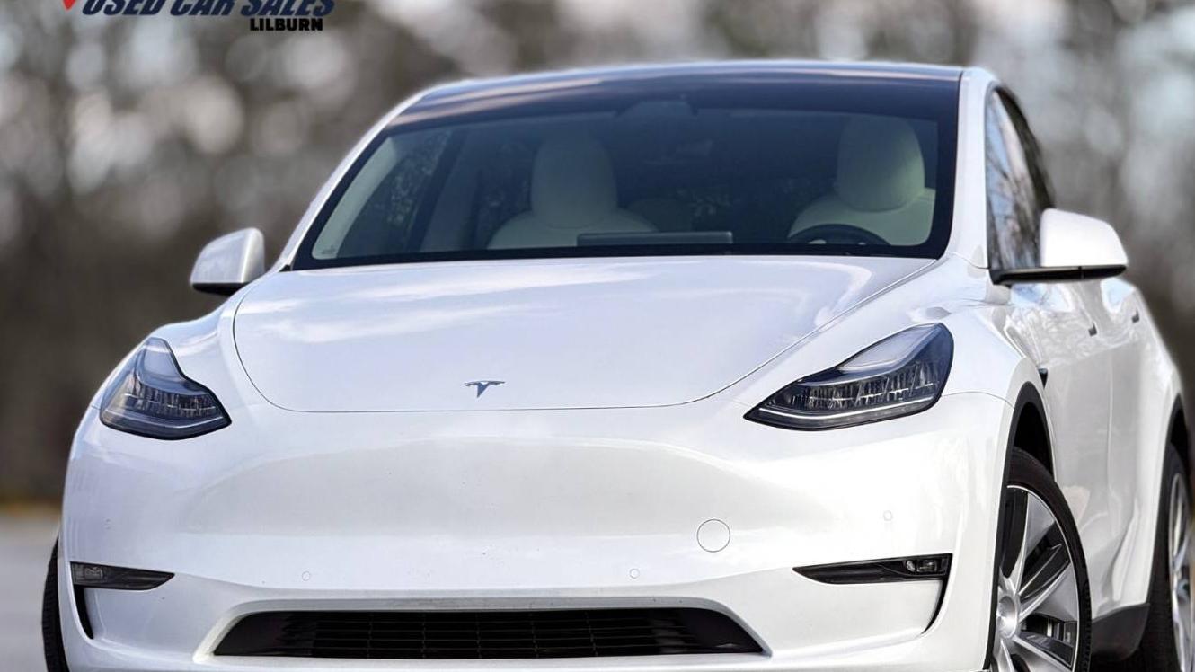 TESLA MODEL Y 2021 5YJYGDEE9MF245235 image